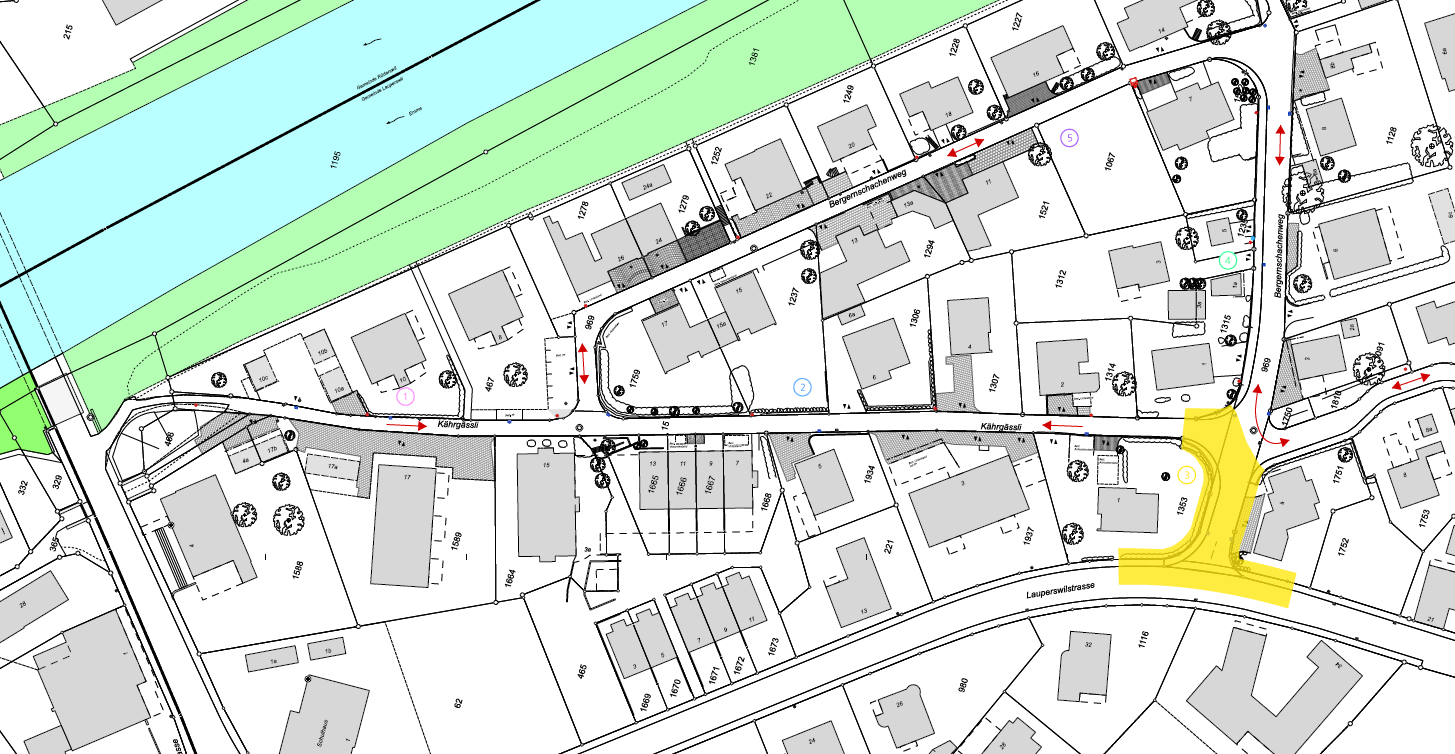 Sperrung IEnfahrt KG und BS Weg