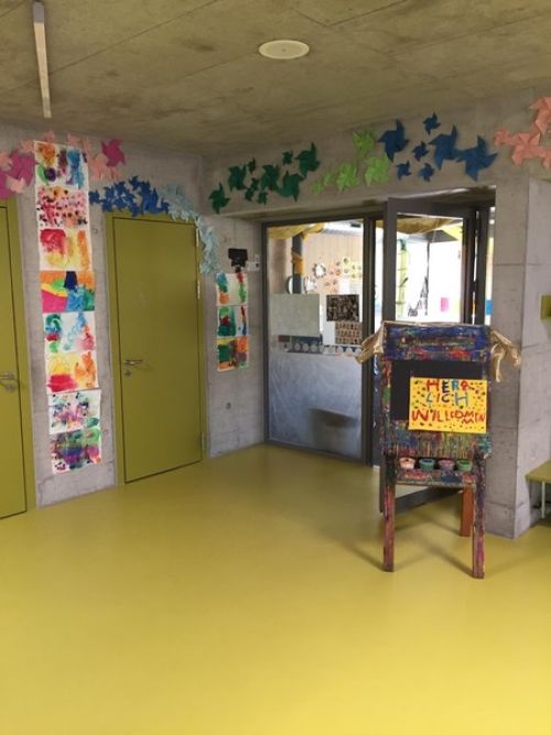 Vernissage im Kindergarten und andere Kunstwerke